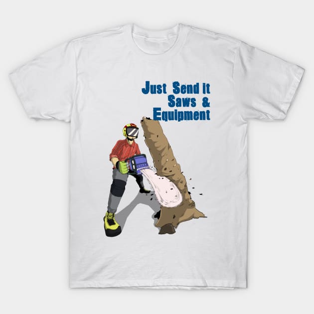 Just Send it Saws Logo II T-Shirt by Just Send It Saws